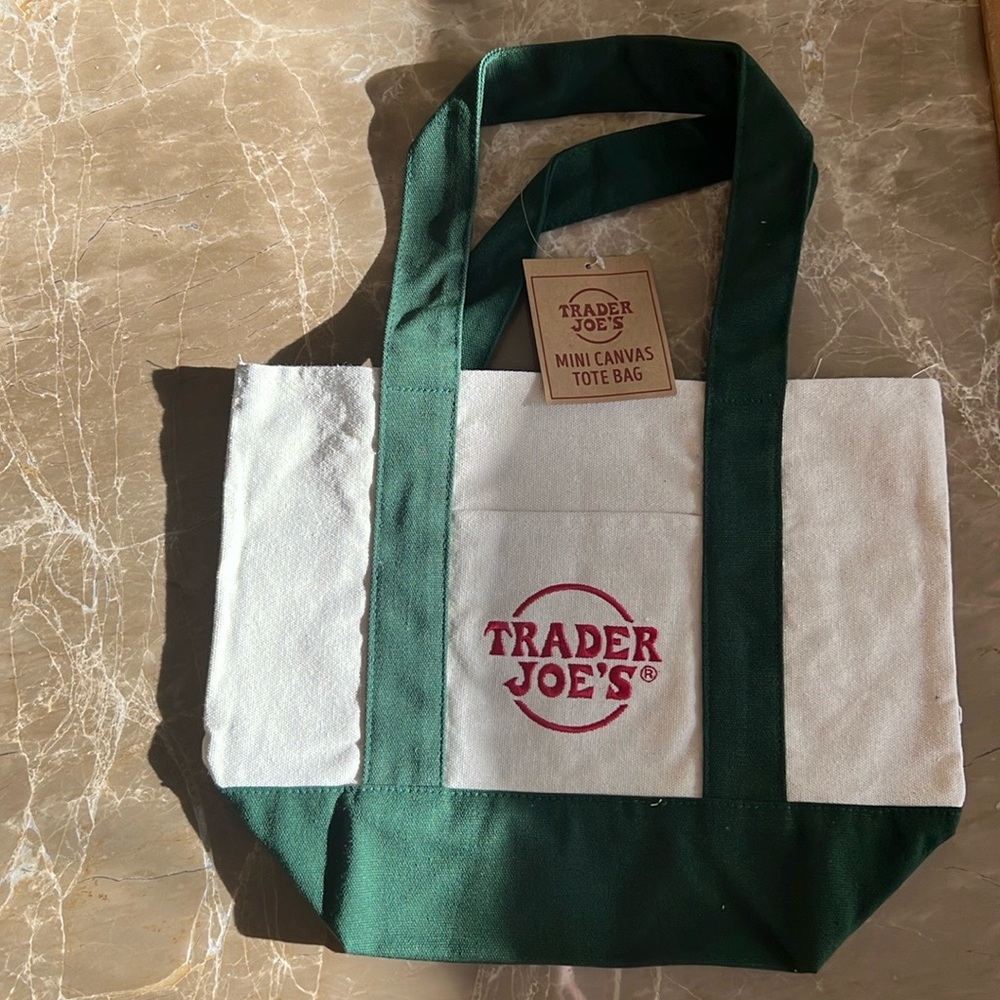 Mini Canvas Trader Joe’s bag